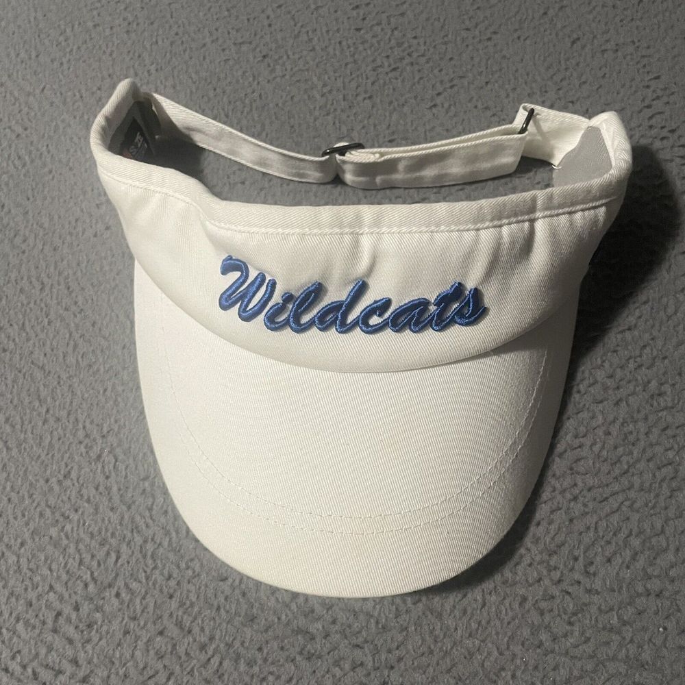 Vintage University Of Kentucky Wildcats Nike Visor White Unisex Adult